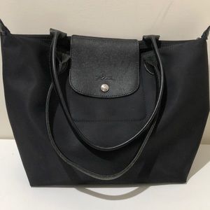 Longchamp Le Pliage Neo Medium nylon tote black